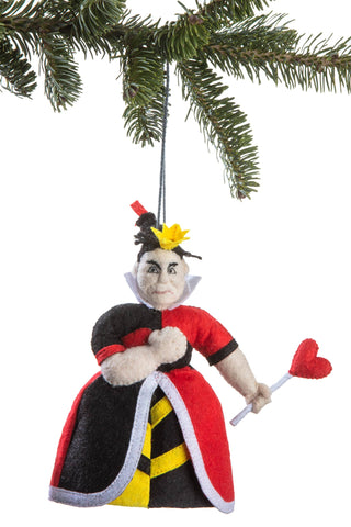 Queen of Hearts - Alice in Wonderland Character Ornament