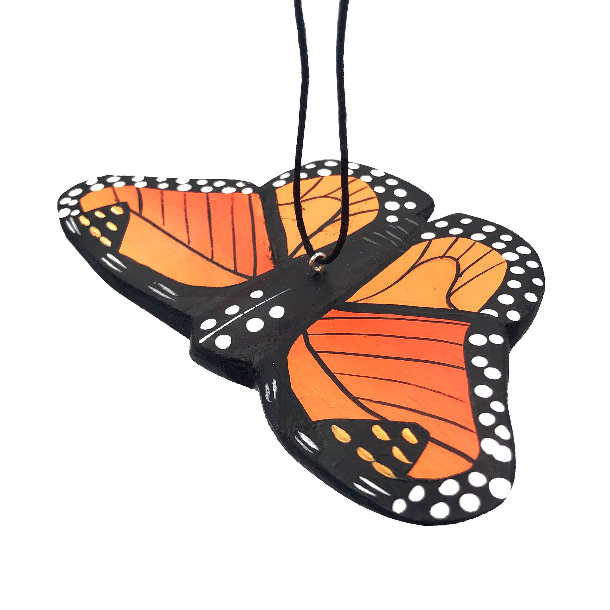 Monarch Butterfly Balsa Wood Ornament