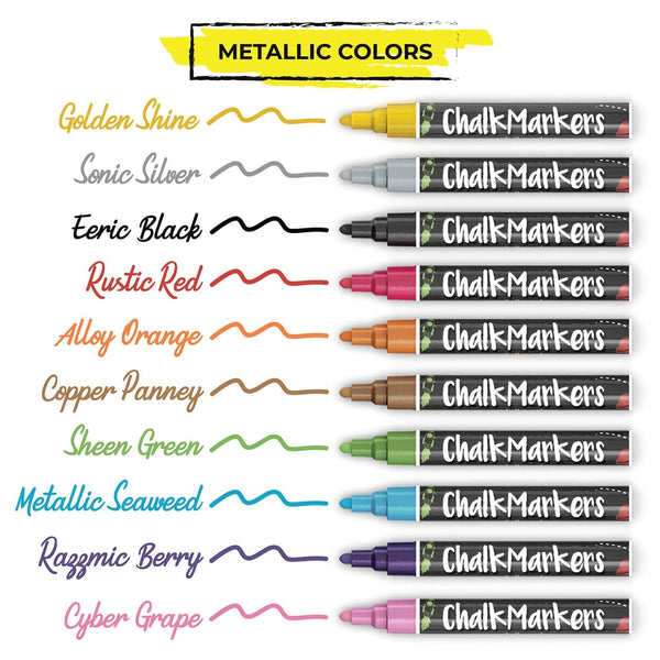 Chalkola Brand Wet-Erase Chalk Markers