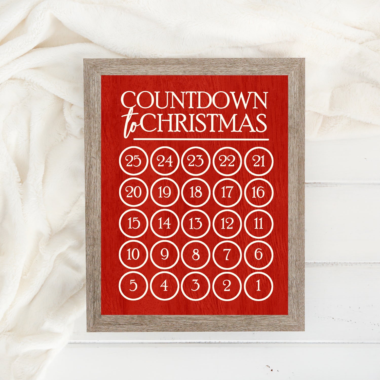 Additional Insert: Countdown to Christmas - Red