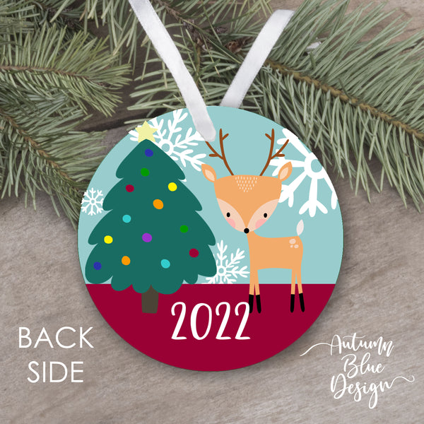 Baby's First Christmas 2025 - Boho Fox - B2BW
