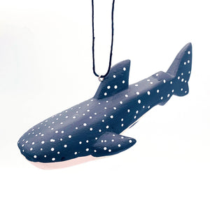 Whale Shark Balsa Wood Ornament